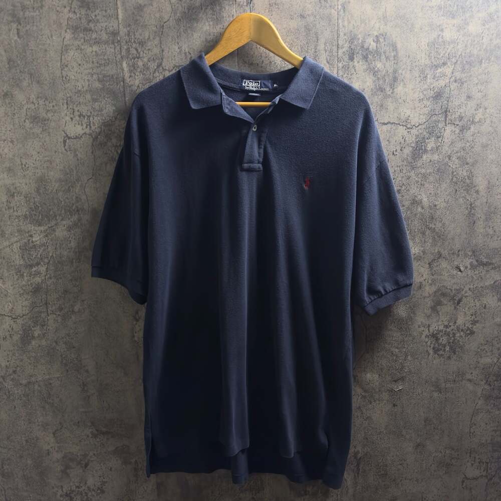 Polo by Ralph Lauren Men's Short Sleeve Interlock Polo Shirt Classic Navy XL